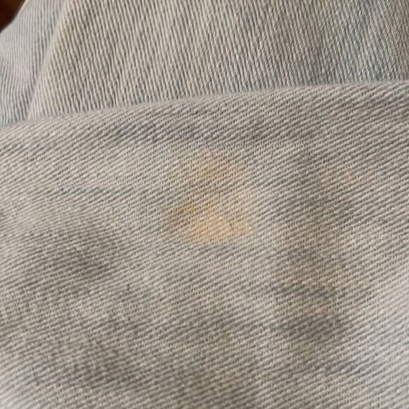 Vintage Bensimon Collection Fully Lined Light Blue Denim Bomber Jacket size L - Picture 8 of 8